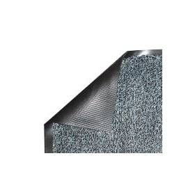 TAPIS MICROFIBRE GRIS ET NOIR