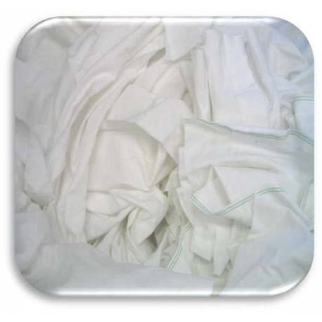 CHIFFONS DRAPS BLANCS DE BLANCHISSERIE