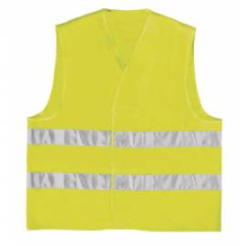 GILET HAUTE VISIBILITÉ JAUNE