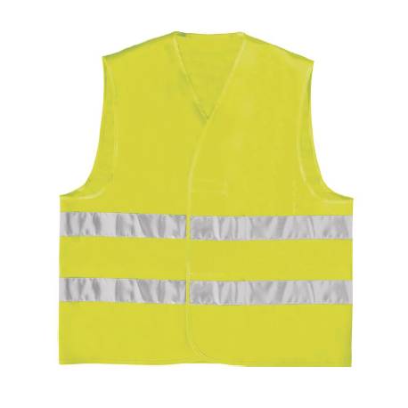 GILET HAUTE VISIBILITÉ JAUNE