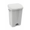 POUBELLE À PÉDALE 50L BLANCHE