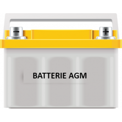 JEU DE 2 MONOBLOCS AGM 12V/33AH