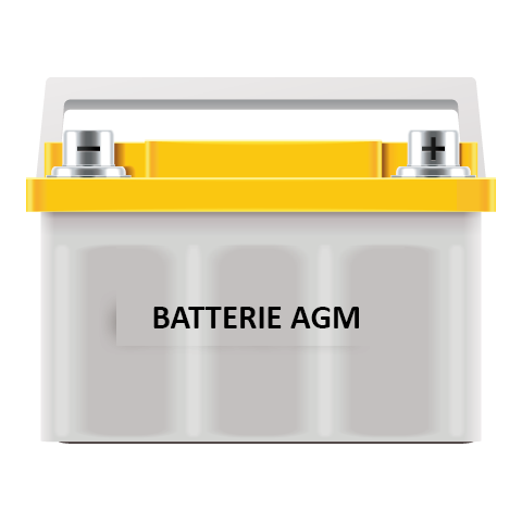 JEU DE 2 MONOBLOCS AGM 12V/33AH