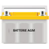 JEU DE 2 MONOBLOCS AGM 12V/33AH