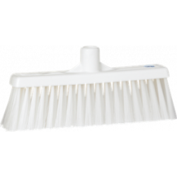 BALAI DROIT 31 CM FIBRE MEDIUM BLANC