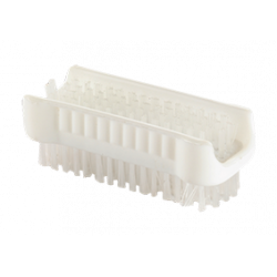 BROSSE À ONGLES BLANCHE 2 FACES