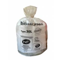 SAC FLEXIGREEN TRANSPARENT 30L