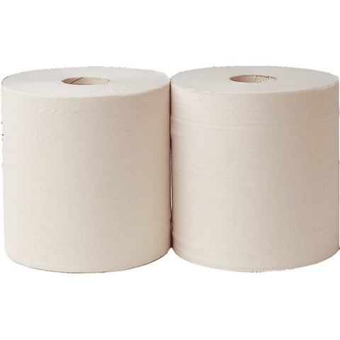 BOBINE ESSUYAGE INDUSTRIEL BLANCHE X2