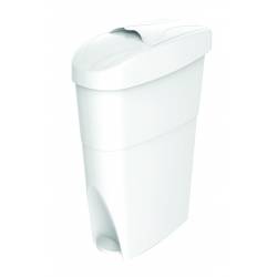 POUBELLE HYGIENE FEMININE BLANCHE 18L