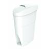 POUBELLE HYGIENE FEMININE BLANCHE 18L POUBELLE HYGIENE FEMININE BLANCHE 18L
