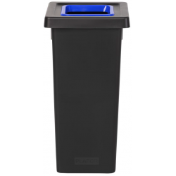 POUBELLE TRI SÉLECTIF FIT 50L NOIR/BLEU