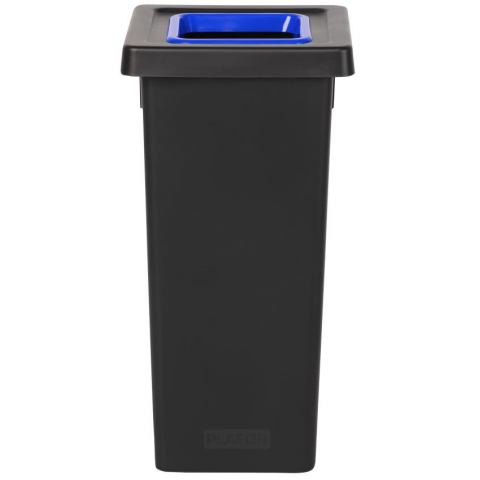 POUBELLE TRI SÉLECTIF FIT 50L NOIR/BLEU