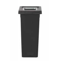 POUBELLE TRI SÉLECTIF FIT 50L NOIR/GRIS