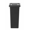 POUBELLE TRI SÉLECTIF FIT 50L NOIR/GRIS POUBELLE TRI SÉLECTIF FIT 50L NOIR/GRIS