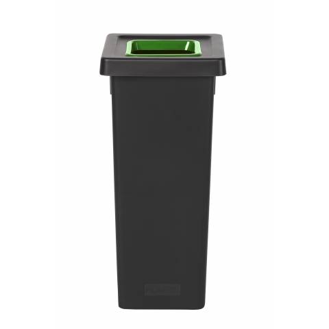 POUBELLE TRI SÉLECTIF FIT 50L NOIR/VERT