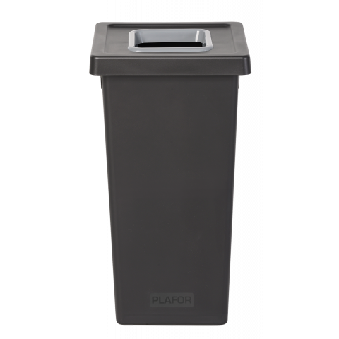 POUBELLE TRI SÉLECTIF FIT 70L NOIR/GRIS