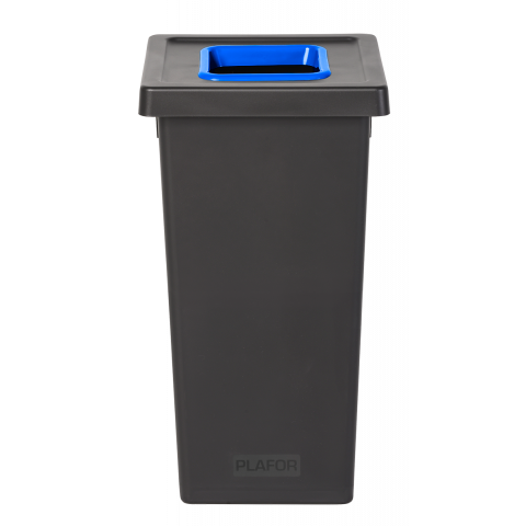 POUBELLE TRI SÉLECTIF FIT 70L NOIR/BLEU