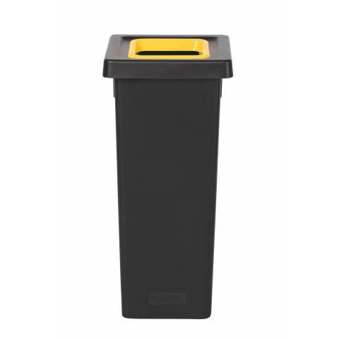 POUBELLE TRI SÉLECTIF FIT 70L NOIR/JAUNE