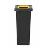 POUBELLE TRI SÉLECTIF FIT 70L NOIR/JAUNE POUBELLE TRI SÉLECTIF FIT 70L NOIR/JAUNE