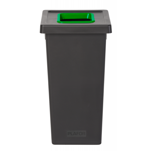 POUBELLE TRI SÉLECTIF FIT 70L NOIR/VERT