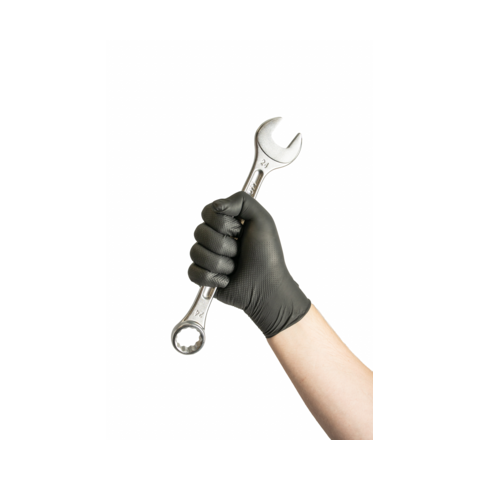 GANT NITRILE NOIR NON POUDRÉ BOÎTE DE 100