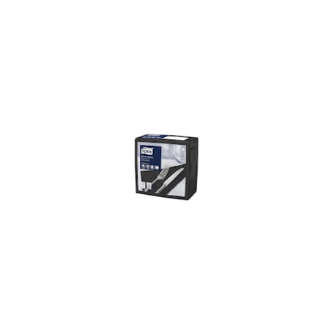 SERVIETTES DINNER TORK NOIRES 39X39 CM CARTON DE 12X150