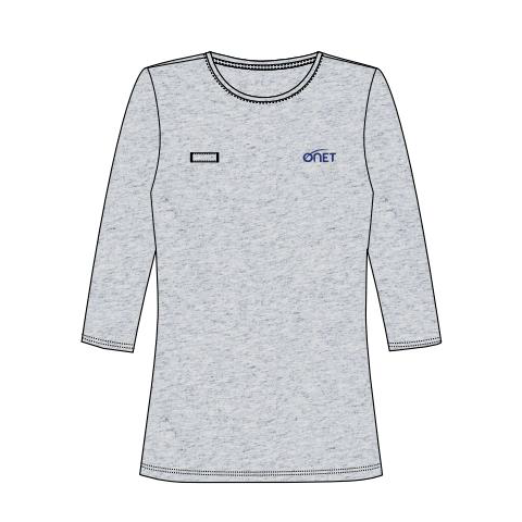 T-SHIRT MANCHES 3/4 FEMME