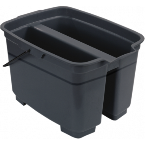 SEAU RECTANGULAIRE 2 COMPARTIMENTS DE 9L