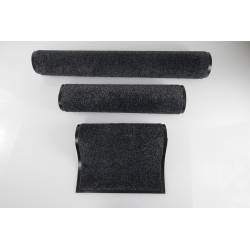 TAPIS MICROFIBRE ABSORBANT 40X60CM GRIS ET NOIR