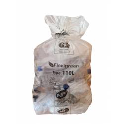 SAC FLEXIGREEN TRANSPARENT 30L