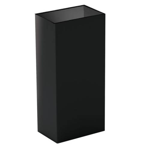 CORPS COLLECTEUR DE TRI SELECTIF EN METAL NOIR 60L