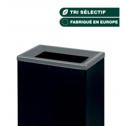 COUVERCLE BLEU POUR CORPS DE COLLECTEUR DE TRI SÉLECTIF EN MÉTAL 60L