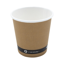 GOBELET CARTON KRAFT 10CL X1000