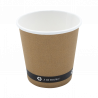 GOBELET CARTON KRAFT 10CL X1000