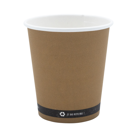 GOBELET CARTON KRAFT 10CL X1000