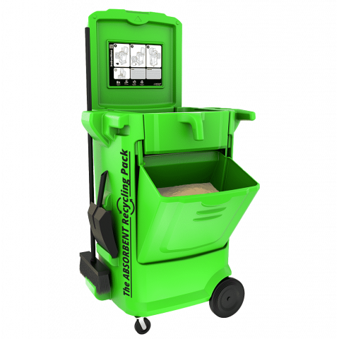 CHARIOT RECYCLEUR D’ABSORBANT TOUCAN PACK