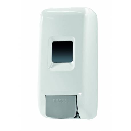 DISTRIBUTEUR MANUEL BLANC POUR SAVON MOUSSE 1 L